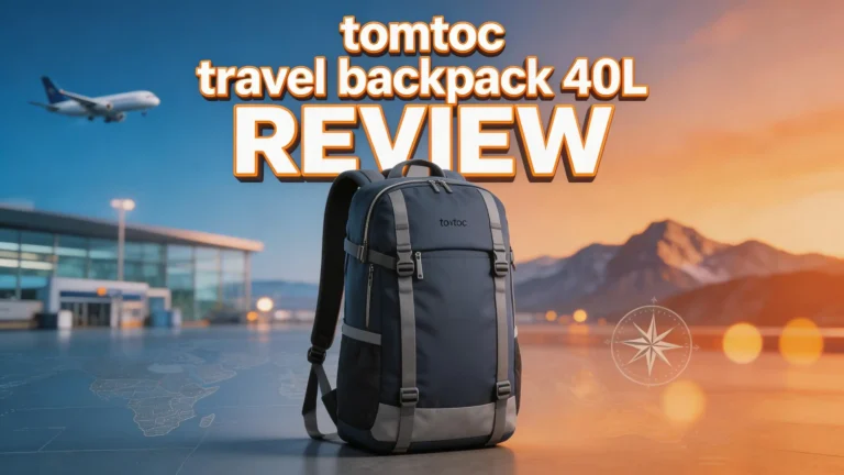 Tomtoc Travel Backpack 40L Review 2026: Best Budget Carry On Bag?
