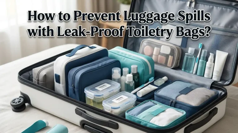 How to Prevent Luggage Spills with Leak Proof Toiletry Bags?